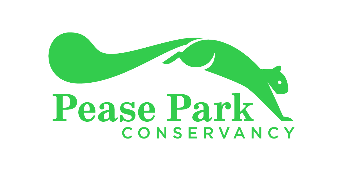 pease park conservancy bright green logo